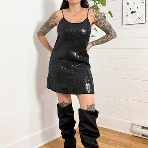 Chan Luu sequin mini dress
